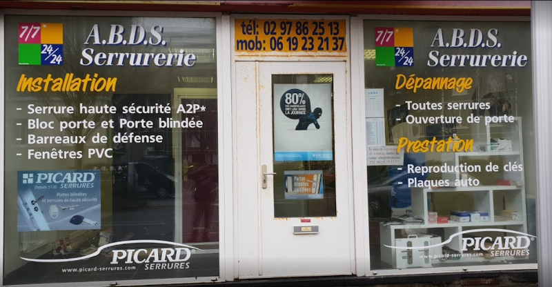 Serrurier ABDS Lorient 56 - Tél 02 97 86 25 13 